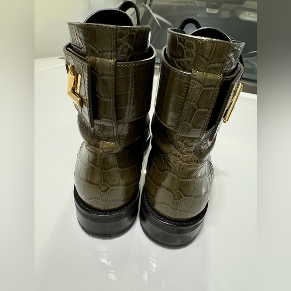 Authentic Louis Vuitton Leather Combat Boots - Picture 4 of 6